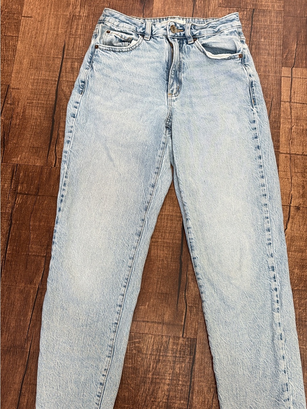 Garage Light Blue Straight Leg Women’s Jeans
